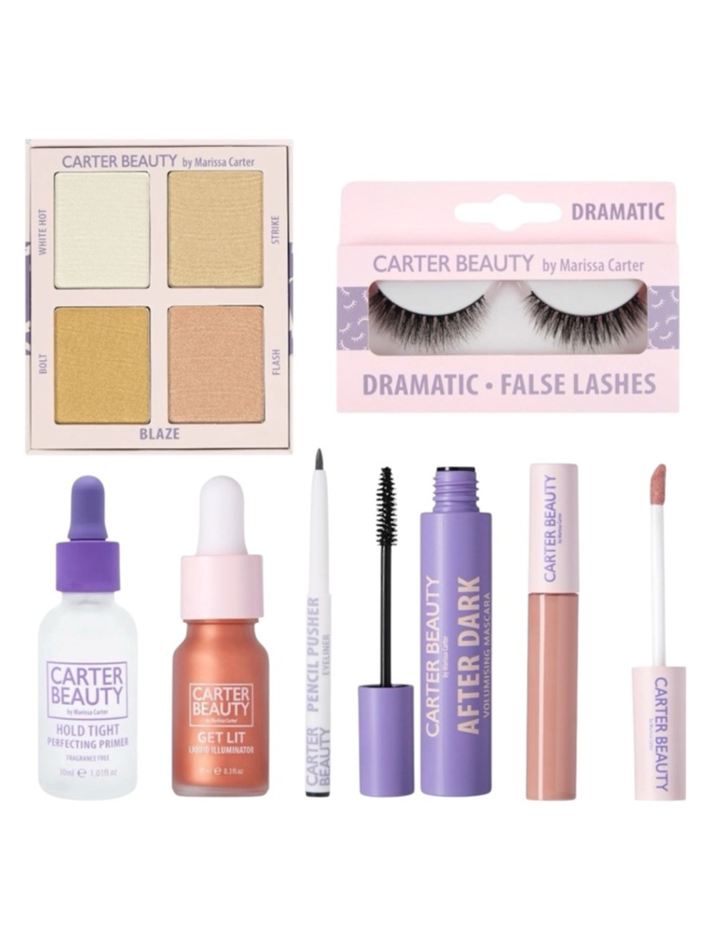 CARTER BEAUTY 7PC BUNDLE - BRAND NEW
